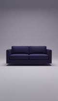 Canapé modulable en tissu gris