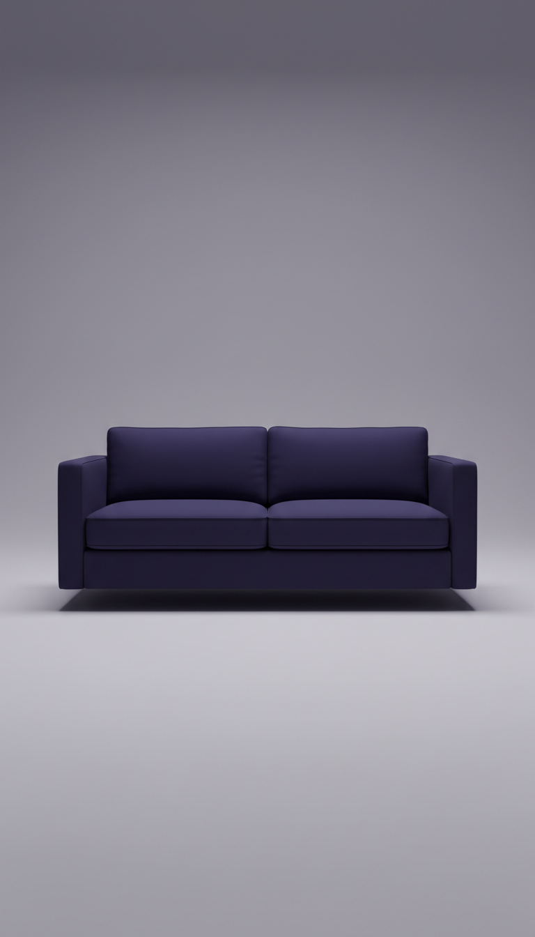 Canapé modulable en tissu gris